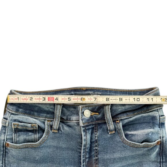 2 Pairs Old Navy Extra High Rise 360 Stretch Rockstar Super Skinny Jeans-Size 0 - Picture 4 of 7